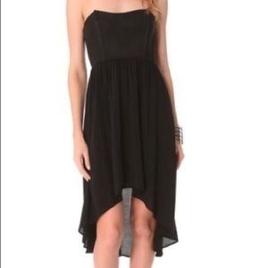 Ella Moss Strapless Dress with High Low Hem sz xs